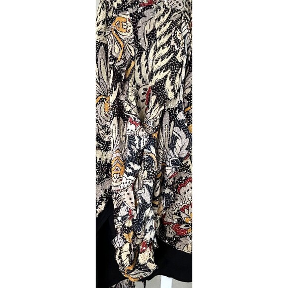 Anthropologie Ranna Gill Womens XS Blouse Top Shirt Dressy Boho Tie Neck Sequin‎ - Picture 9 of 14